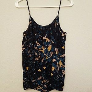 Floral pleated cami